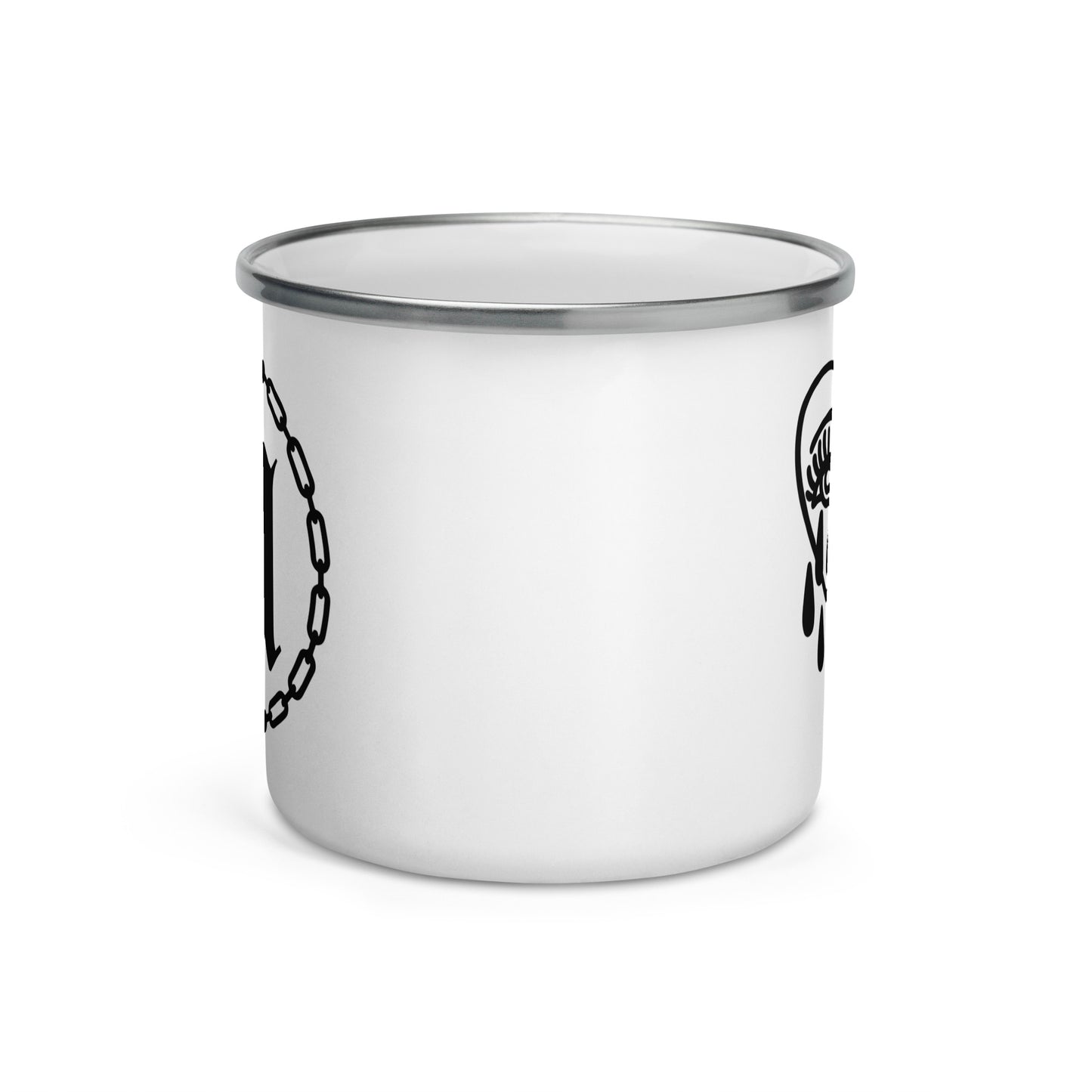 Crying Heart Enamel Mug