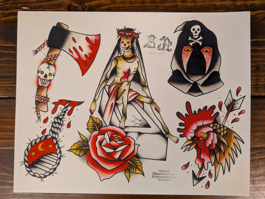 Ghoul Bride Flash Print