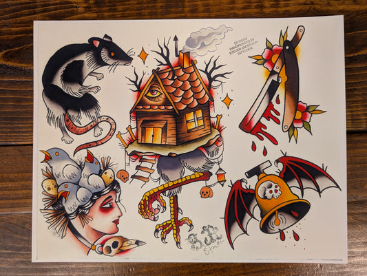 Steven Anderson Baba Yaga Flash Print