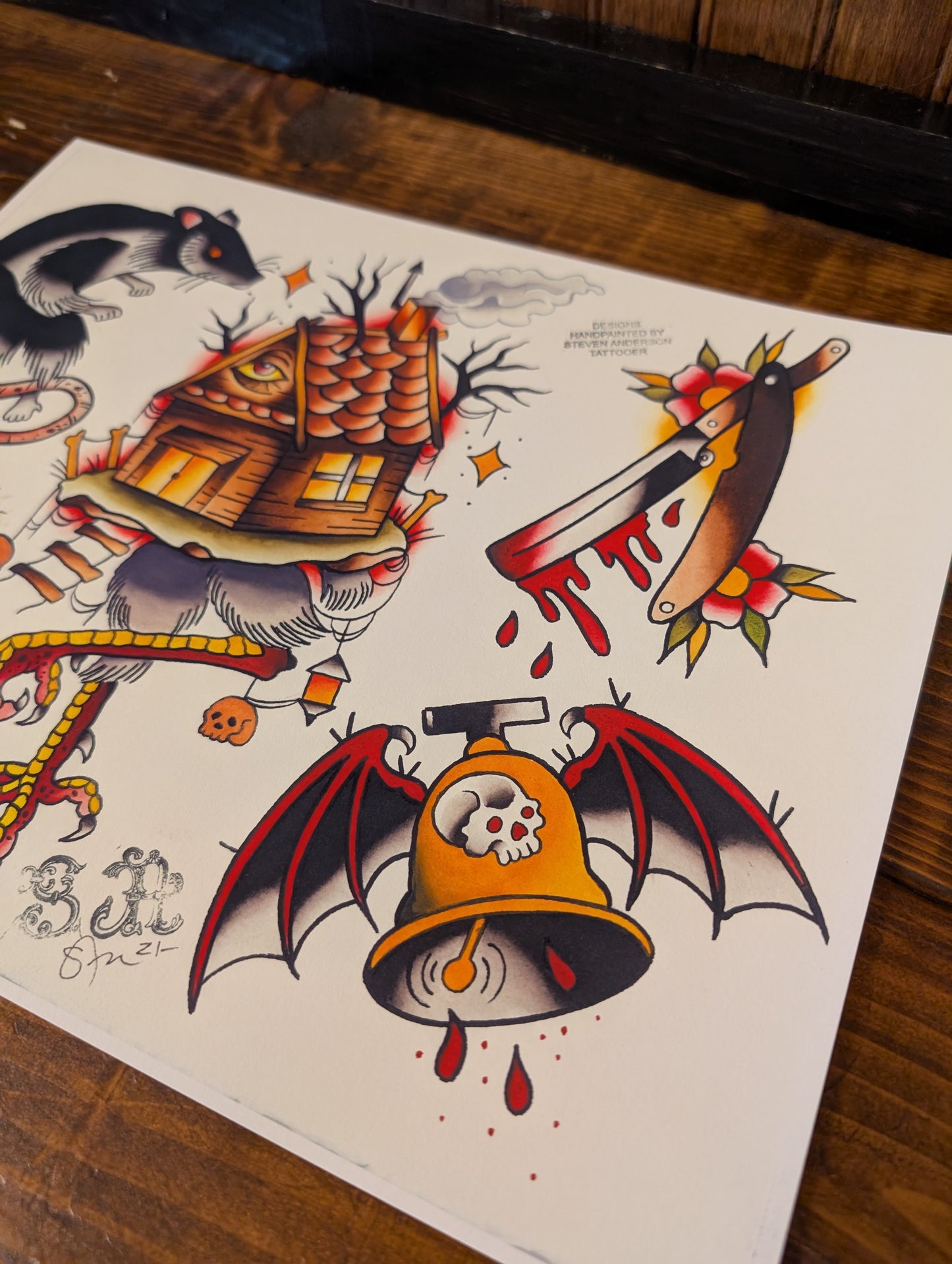 Steven Anderson Baba Yaga Flash Print