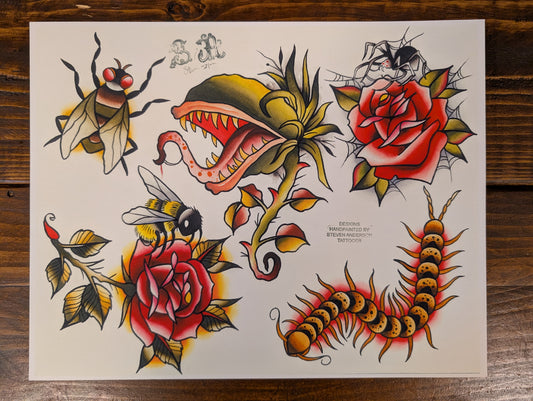 Fly Trap Flash Print