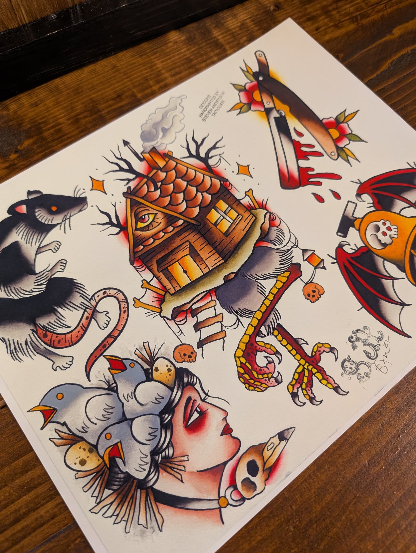 Steven Anderson Baba Yaga Flash Print