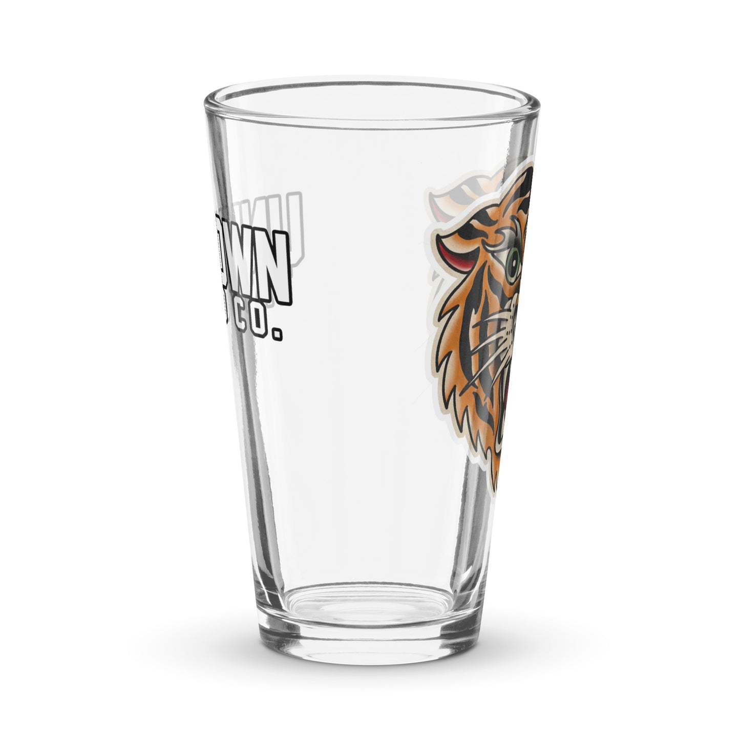 Tiger Pint Glass