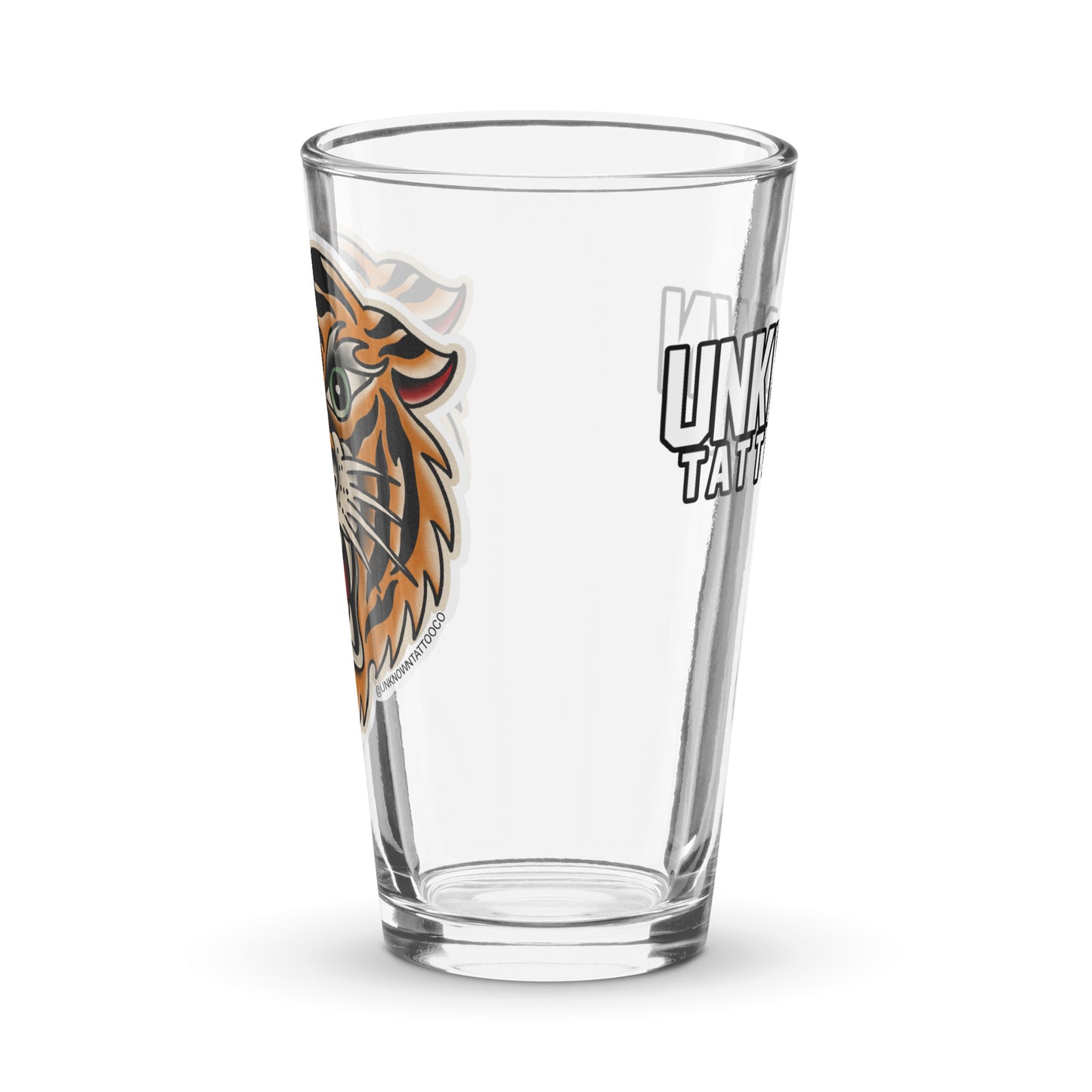 Tiger Pint Glass