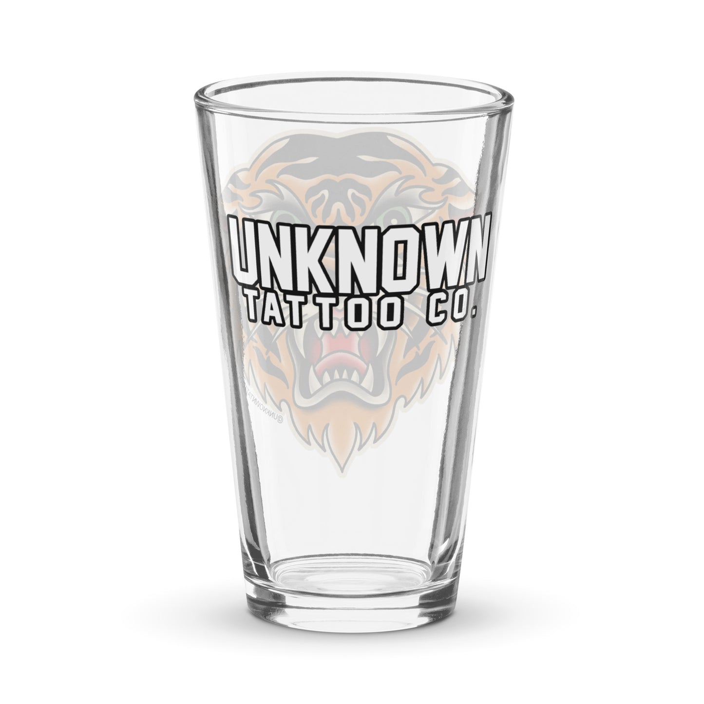 Tiger Pint Glass
