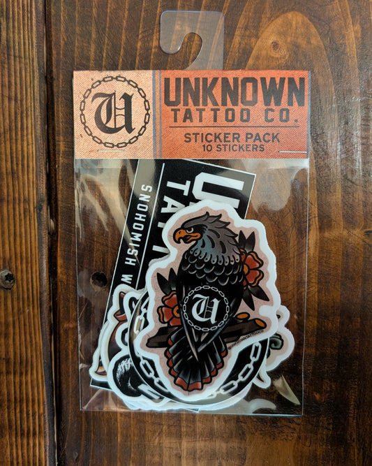 Unknown Tattoo Co. Sticker Pack