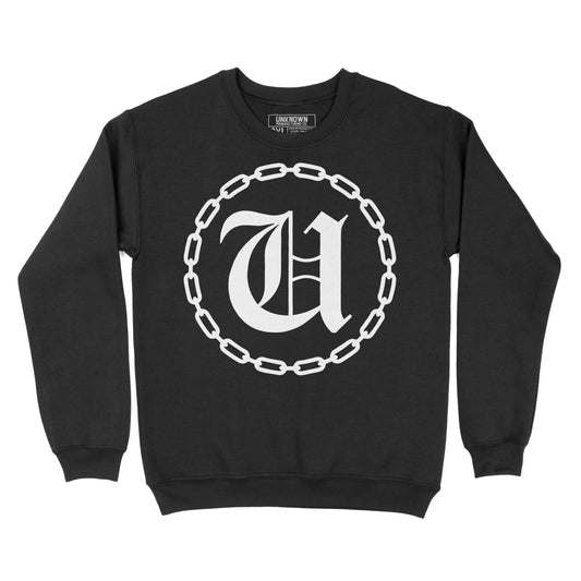 Chain Logo Crew Neck Sweater