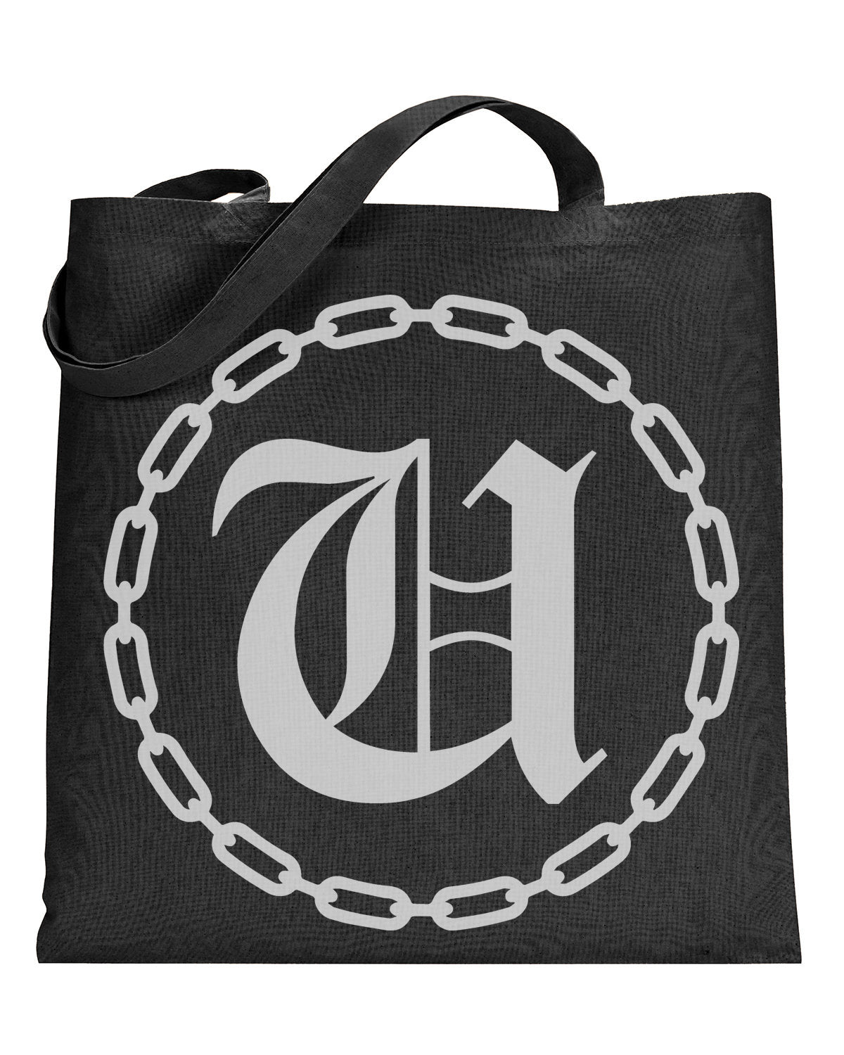 Chain Logo Canvas Tote (Black)