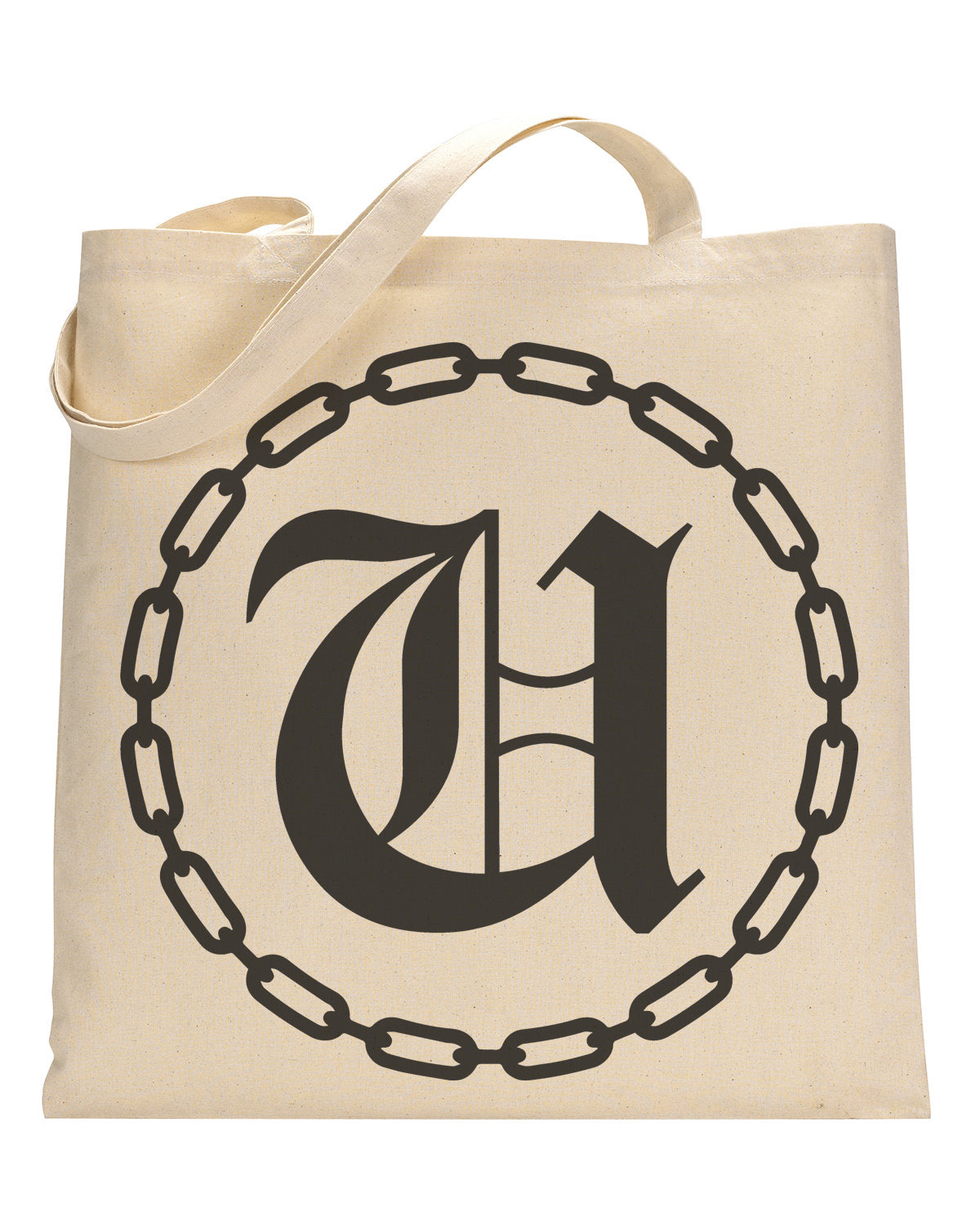 Chain Logo Canvas Tote