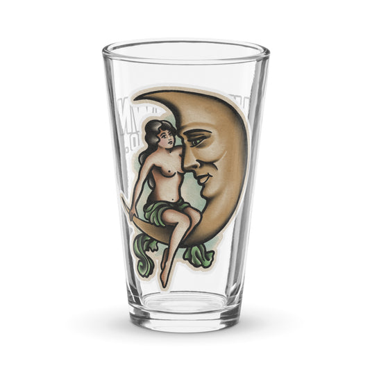 Lunar Embrace Pint Glass