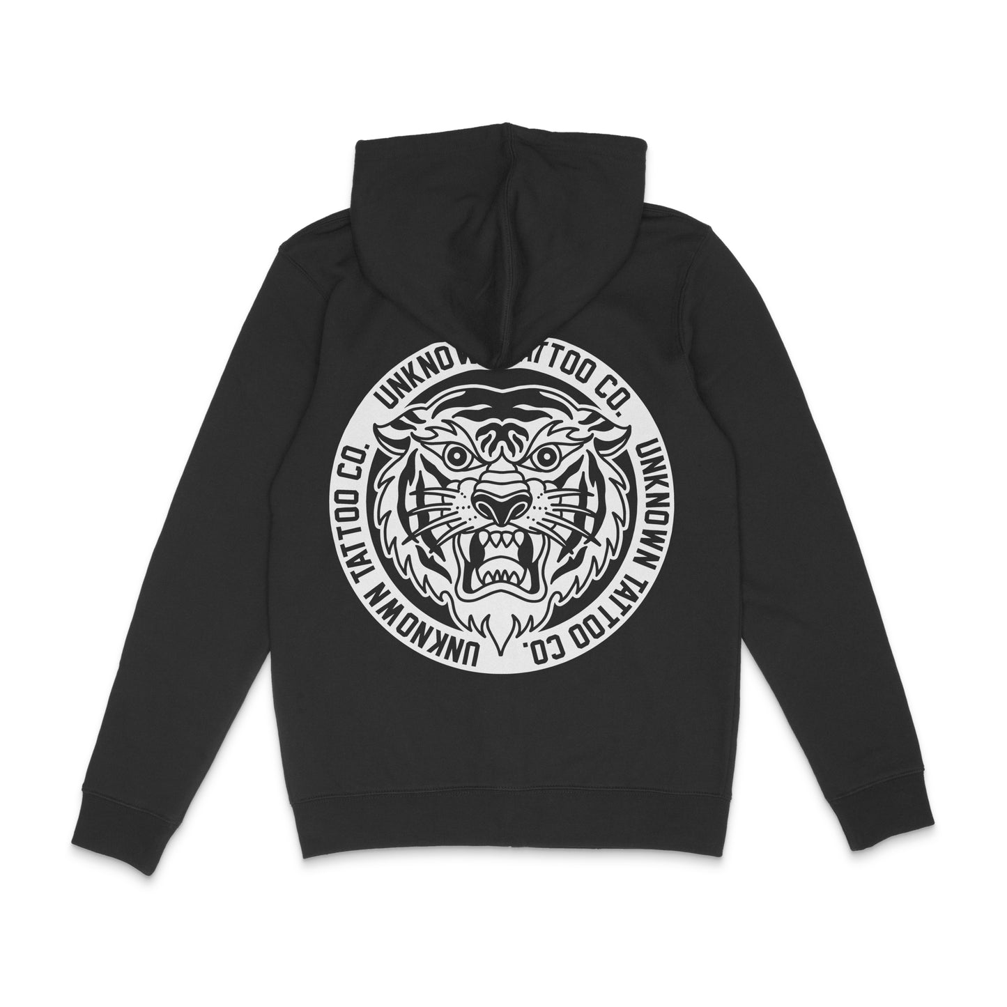 Tiger Logo Zip-Up Hoodie