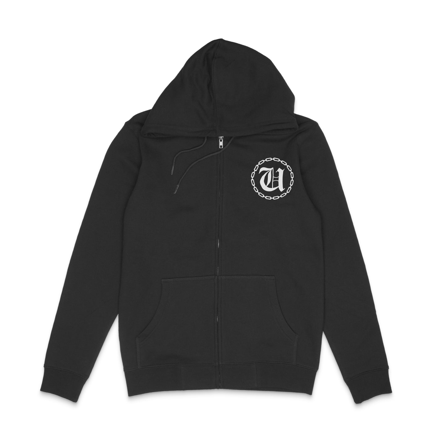 Tiger Logo Zip-Up Hoodie