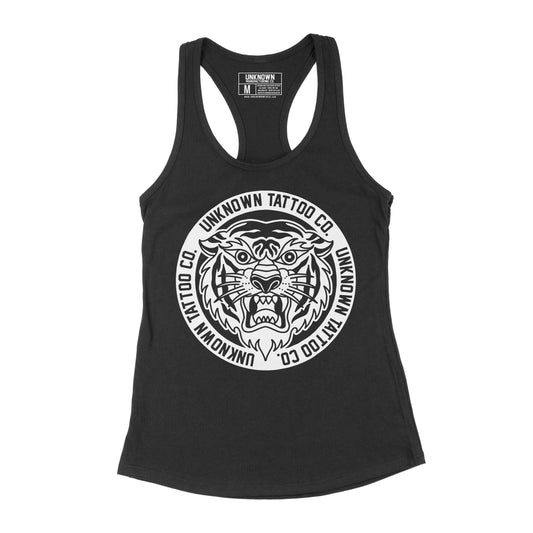 Tiger Logo Womens Racerback Tank